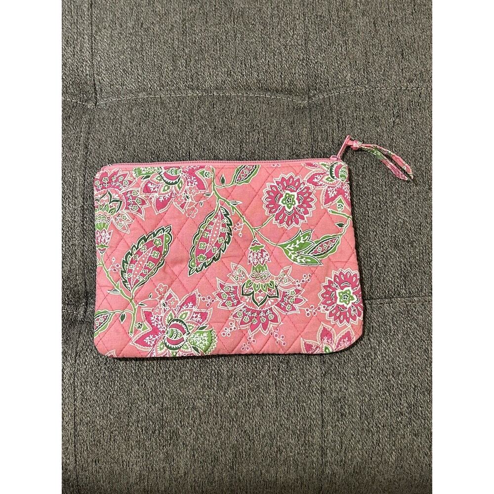 Tanya Lee Quilted Makeup Bag Pink Purse